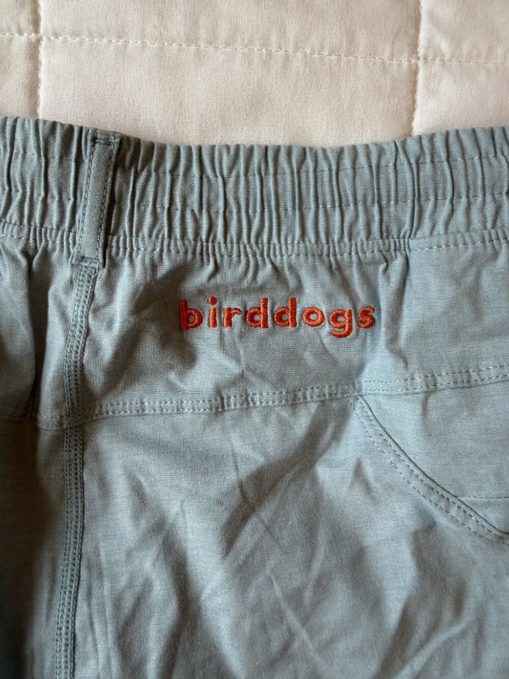 Birddogs Athletic Shorts Teal Sage Built-In Liner Large Men's - Picture 5 of 10